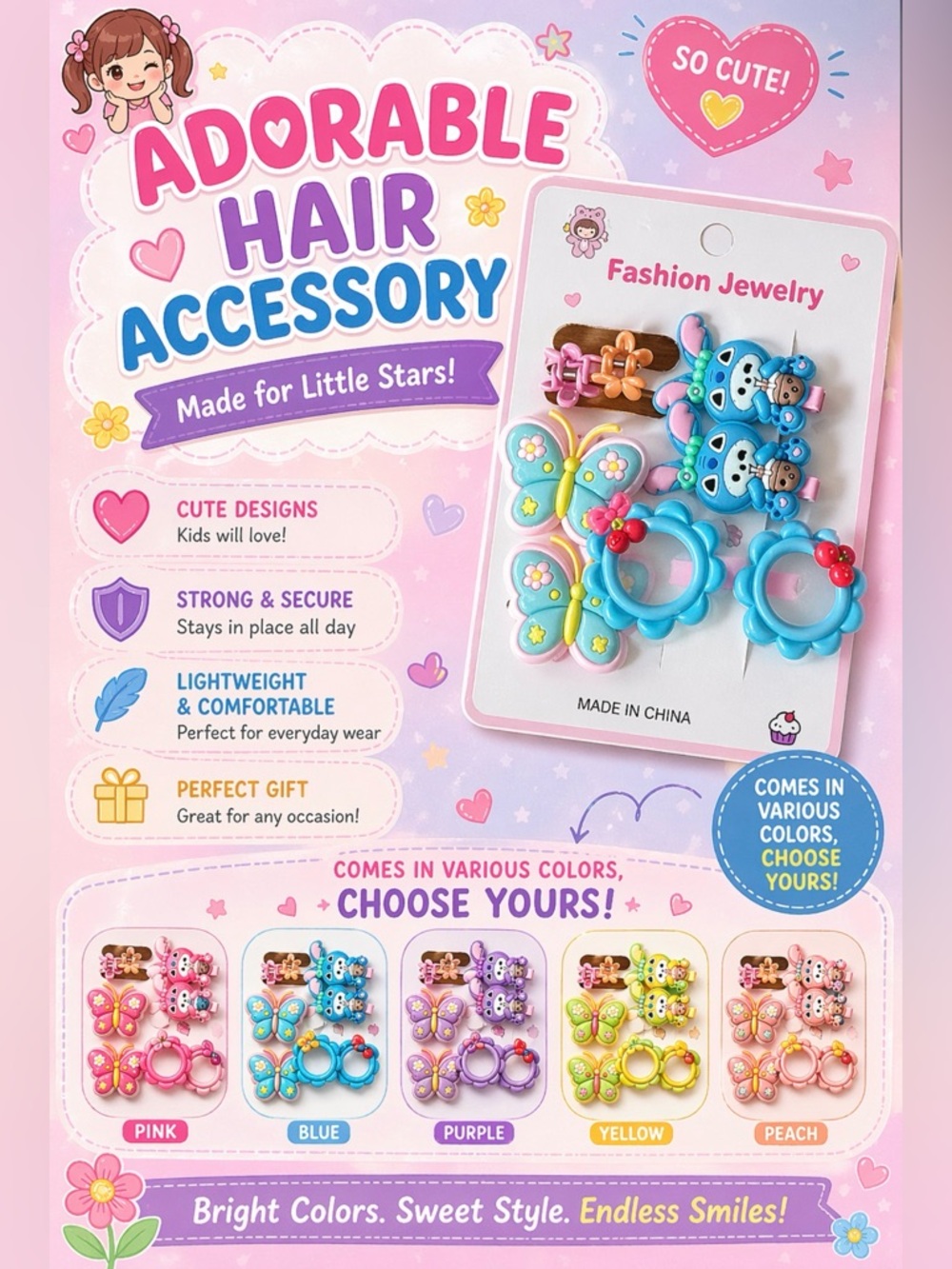 Fashion Kids Hair Accessories - Choose 1